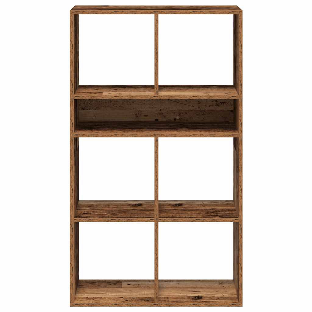 vidaXL Book Cabinet Old Wood 66x31x112 cm Engineered Wood 4