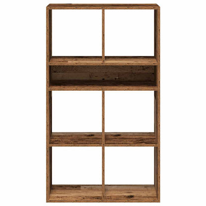 vidaXL Book Cabinet Old Wood 66x31x112 cm Engineered Wood 4