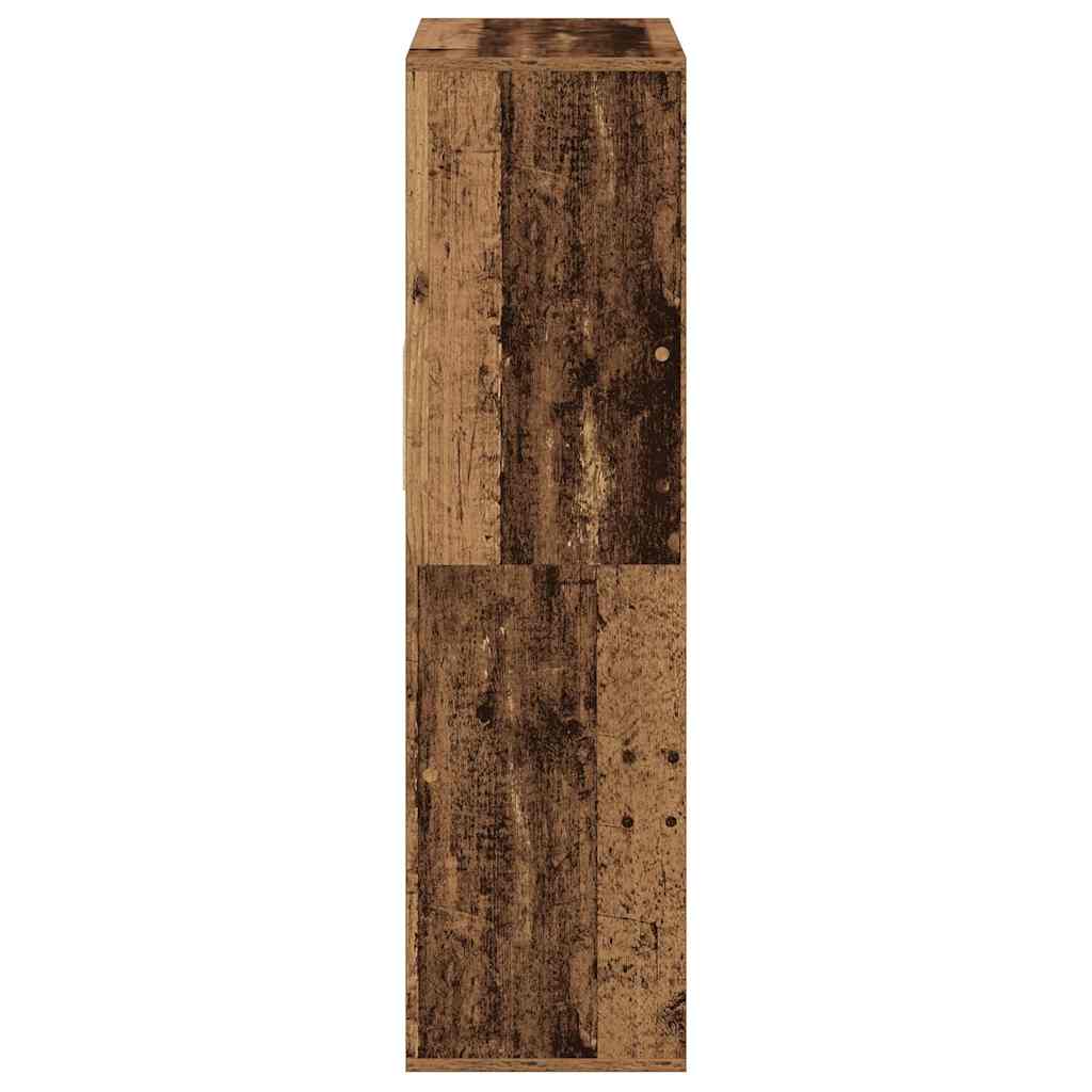 vidaXL Book Cabinet Old Wood 66x31x112 cm Engineered Wood 5