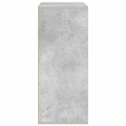 vidaXL Book Cabinet Concrete Grey 60x30x71.5 cm Engineered Wood 5