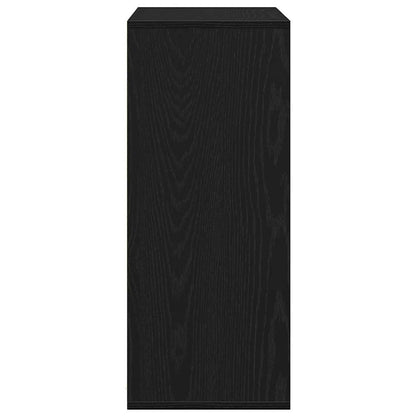 vidaXL Book Cabinet Black 60x30x71.5 cm Engineered Wood 5
