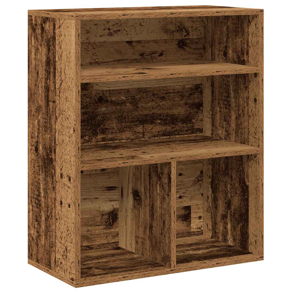 vidaXL Book Cabinet Old Wood 60x30x71.5 cm Engineered Wood 2