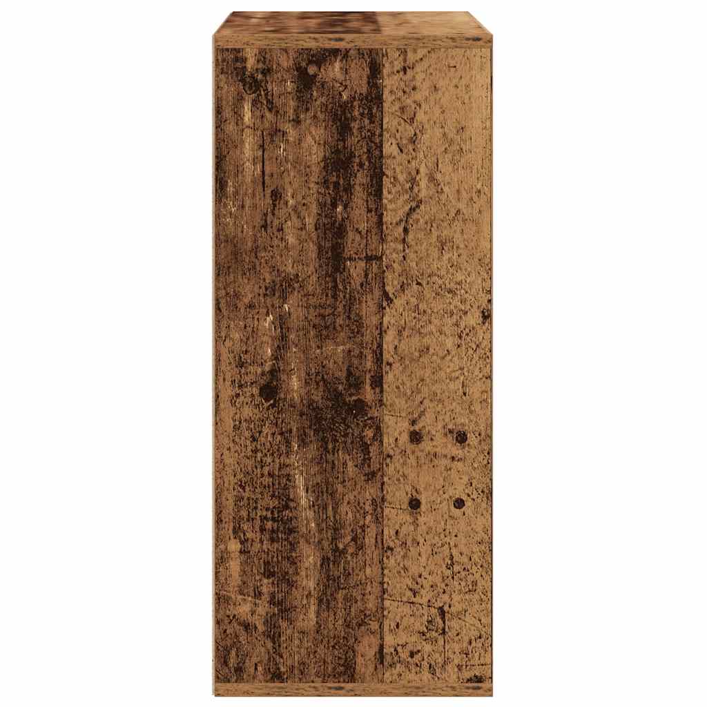 vidaXL Book Cabinet Old Wood 60x30x71.5 cm Engineered Wood 5