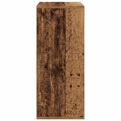 vidaXL Book Cabinet Old Wood 60x30x71.5 cm Engineered Wood 5