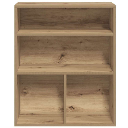 vidaXL Book Cabinet Artisan Oak 60x30x71.5 cm Engineered Wood 4