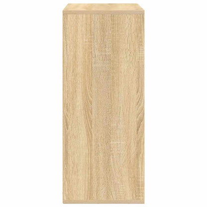 vidaXL Book Cabinet Sonoma Oak 60x30x71.5 cm Engineered Wood 5