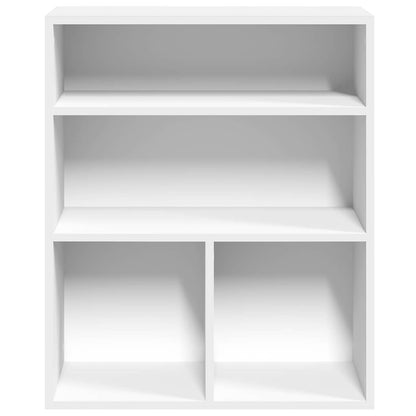 vidaXL Book Cabinet White 60x30x71.5 cm Engineered Wood 4