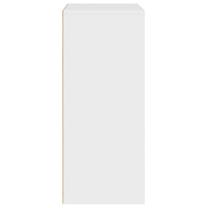 vidaXL Book Cabinet White 60x30x71.5 cm Engineered Wood 5