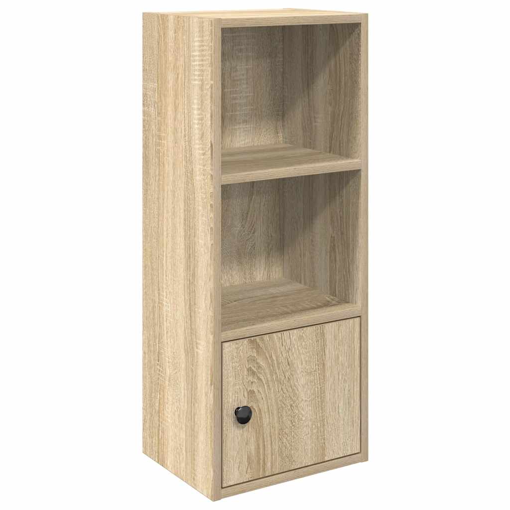 vidaXL Bookcase Sonoma Oak 31x24x77 cm Engineered Wood 2