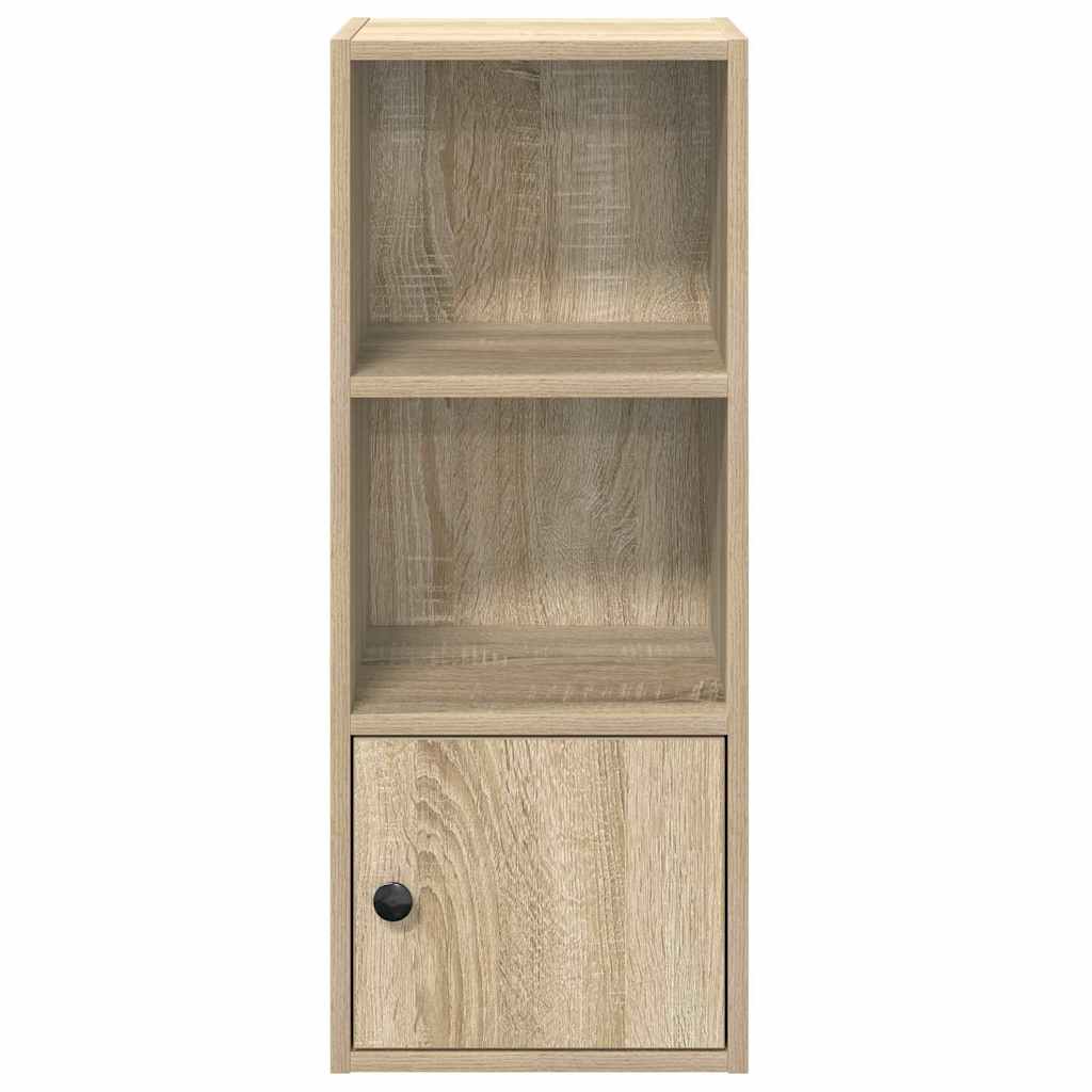 vidaXL Bookcase Sonoma Oak 31x24x77 cm Engineered Wood 5
