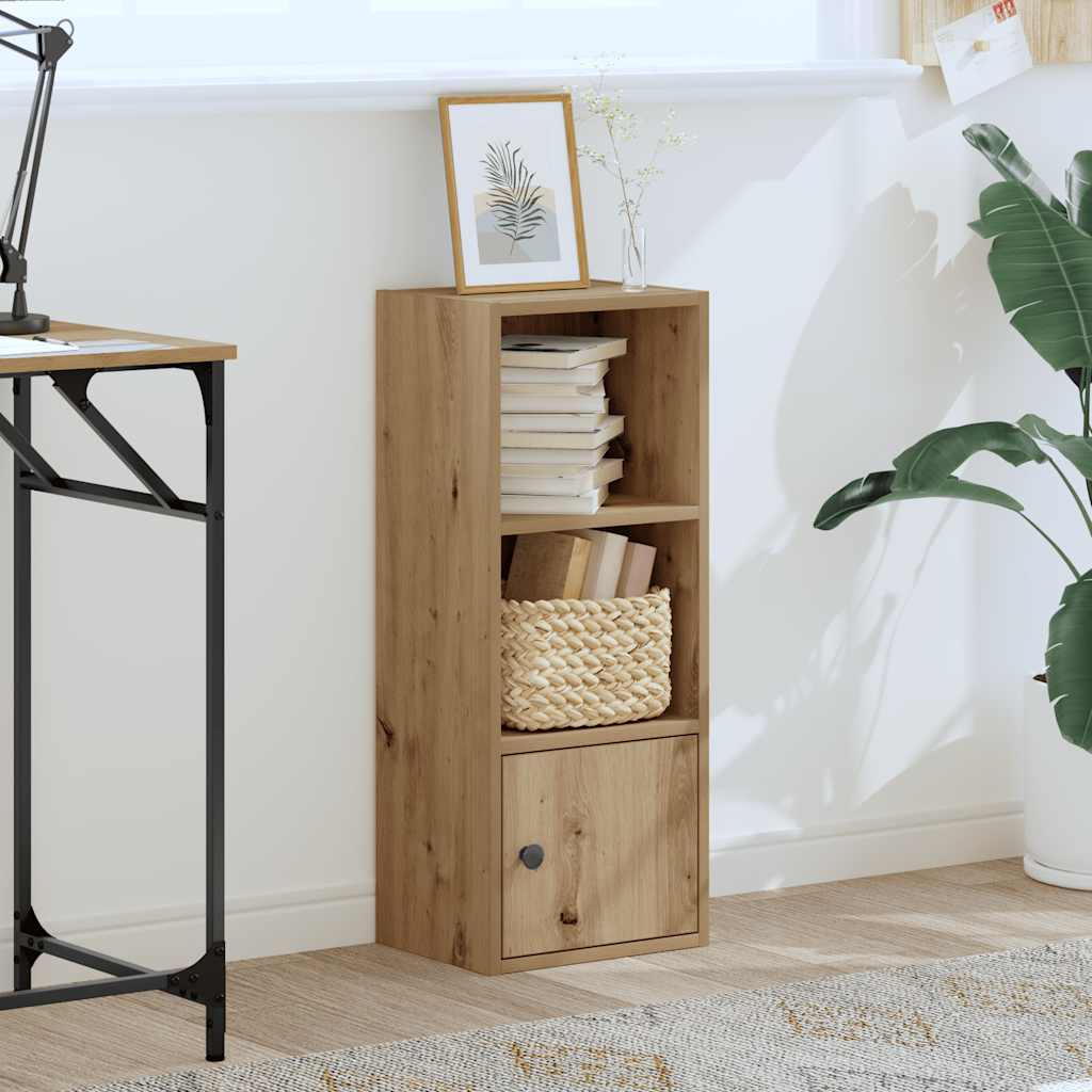 vidaXL Bookcase Artisan Oak 31x24x77 cm Engineered Wood 3