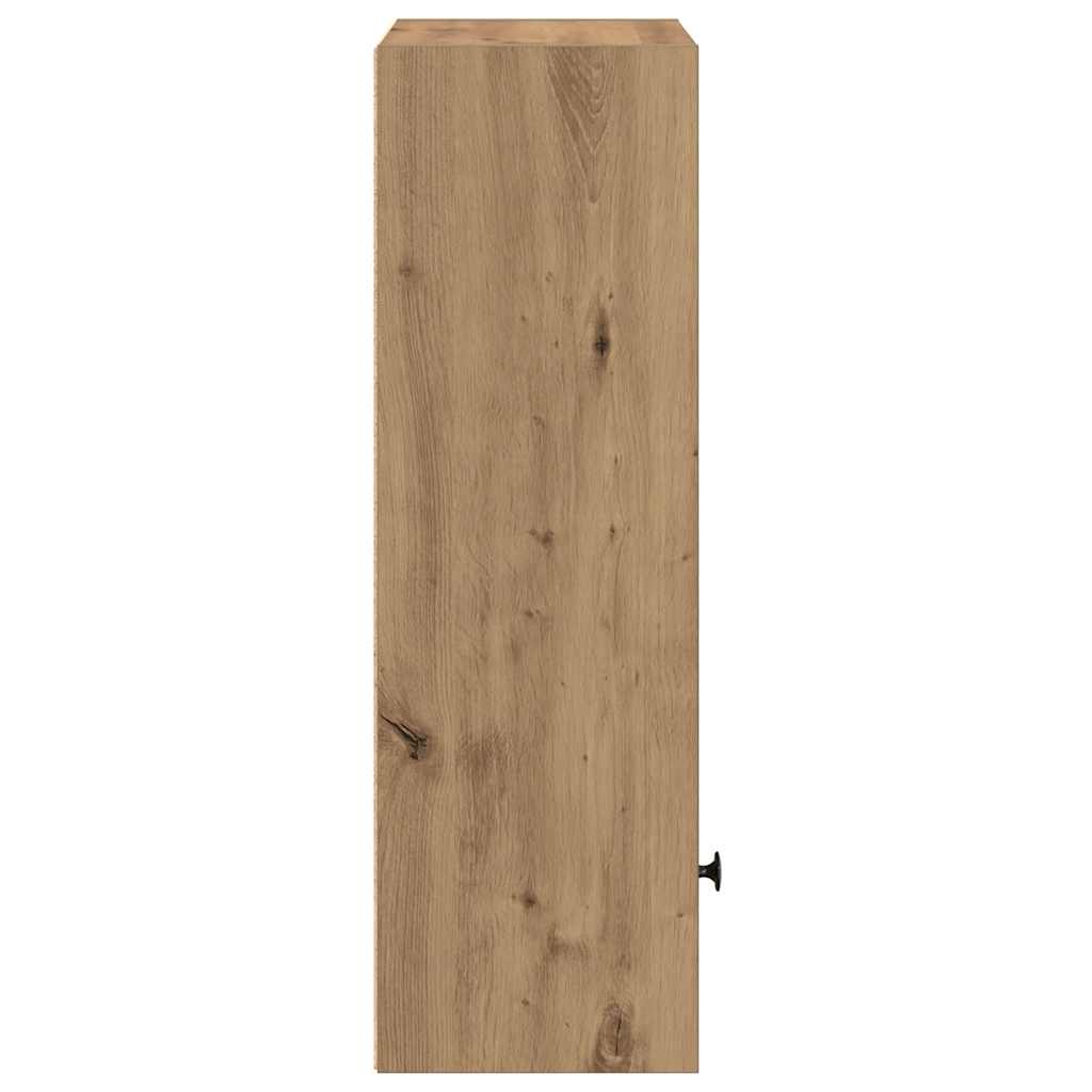 vidaXL Bookcase Artisan Oak 31x24x77 cm Engineered Wood 6