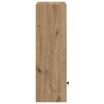 vidaXL Bookcase Artisan Oak 31x24x77 cm Engineered Wood 6