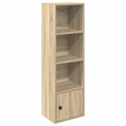 vidaXL Bookcase Sonoma Oak 31x24x102 cm Engineered Wood 2