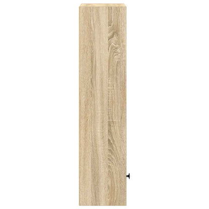 vidaXL Bookcase Sonoma Oak 31x24x102 cm Engineered Wood 6