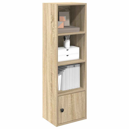 vidaXL Bookcase Sonoma Oak 31x24x102 cm Engineered Wood 1