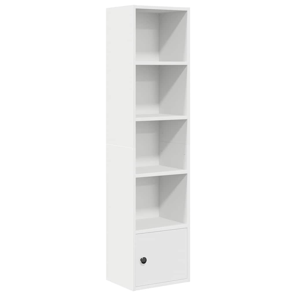 vidaXL Bookcase White 31x24x127 cm Engineered Wood 2