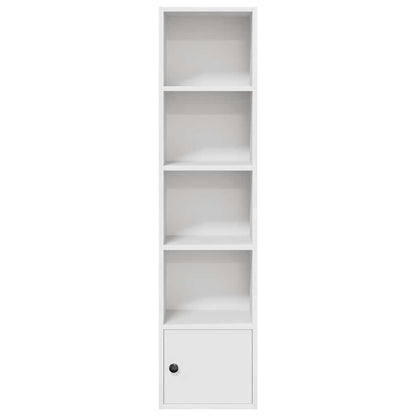vidaXL Bookcase White 31x24x127 cm Engineered Wood 4
