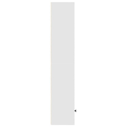 vidaXL Bookcase White 31x24x127 cm Engineered Wood 5