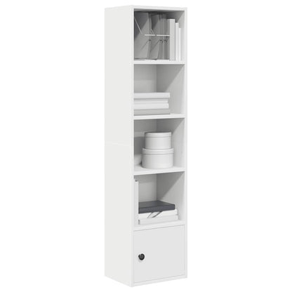 vidaXL Bookcase White 31x24x127 cm Engineered Wood 1