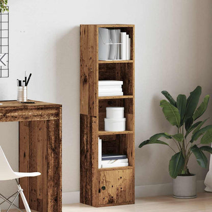 vidaXL Bookcase Old Wood 31x24x127 cm Engineered Wood 3