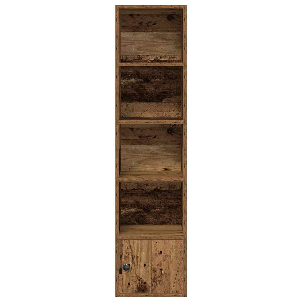 vidaXL Bookcase Old Wood 31x24x127 cm Engineered Wood 4