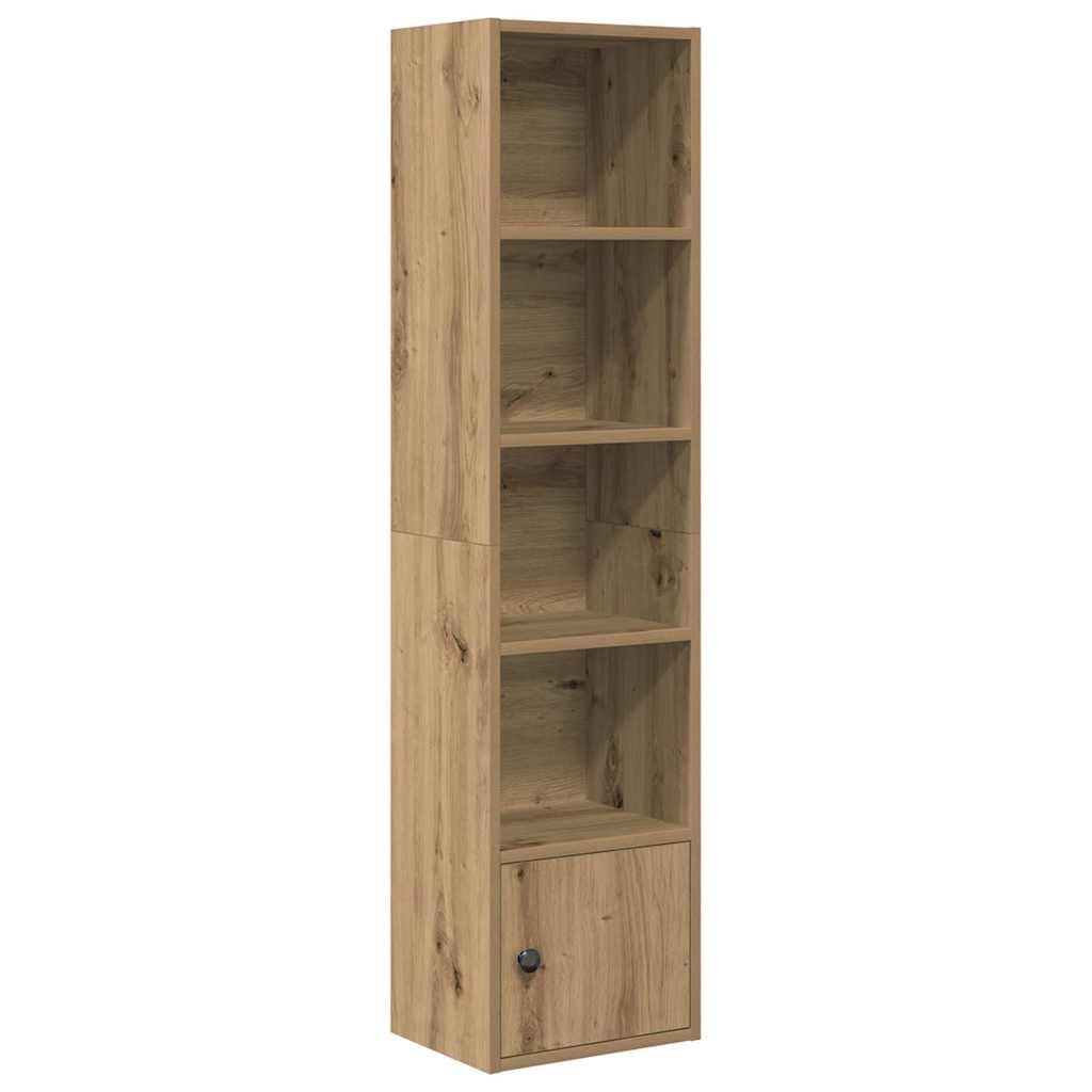 vidaXL Bookcase Artisan Oak 31x24x127 cm Engineered Wood 2