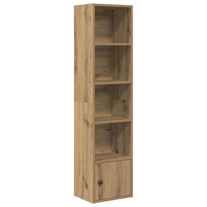 vidaXL Bookcase Artisan Oak 31x24x127 cm Engineered Wood 2