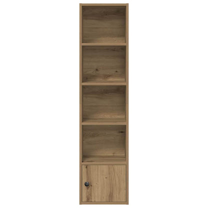 vidaXL Bookcase Artisan Oak 31x24x127 cm Engineered Wood 4