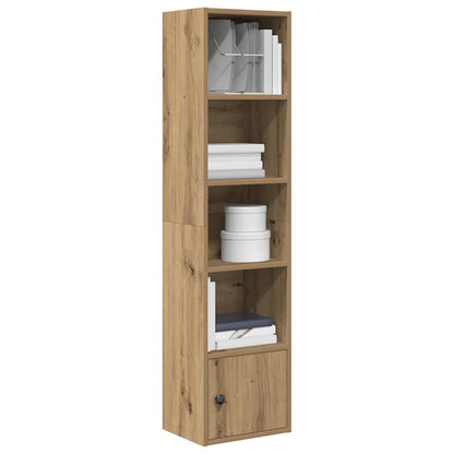 vidaXL Bookcase Artisan Oak 31x24x127 cm Engineered Wood 1
