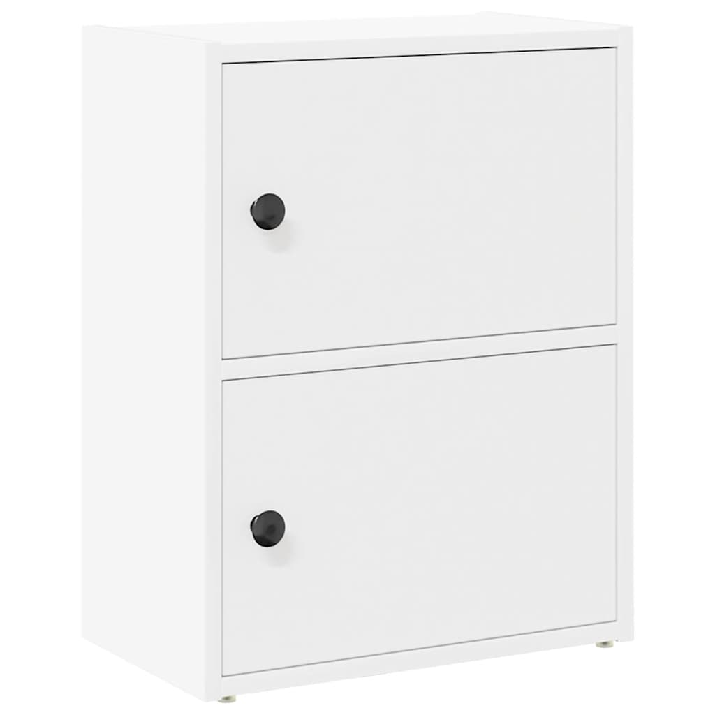 vidaXL Bookcase White 40x24x52 cm Engineered Wood 2