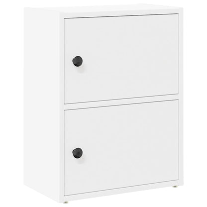 vidaXL Bookcase White 40x24x52 cm Engineered Wood 2