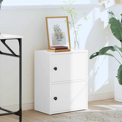 vidaXL Bookcase White 40x24x52 cm Engineered Wood 3