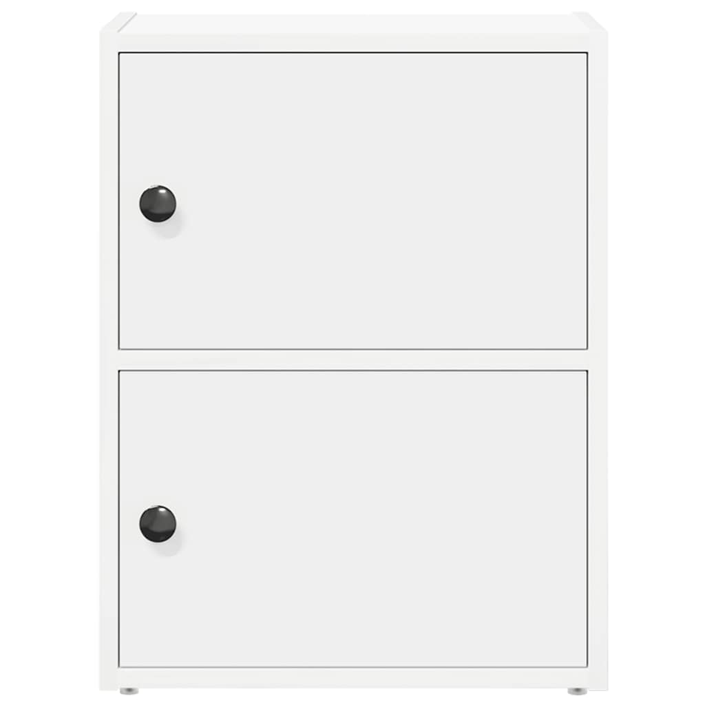 vidaXL Bookcase White 40x24x52 cm Engineered Wood 4