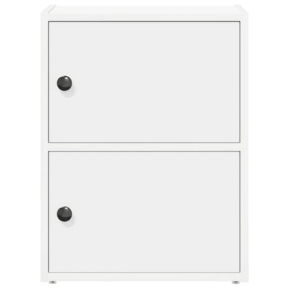 vidaXL Bookcase White 40x24x52 cm Engineered Wood 4
