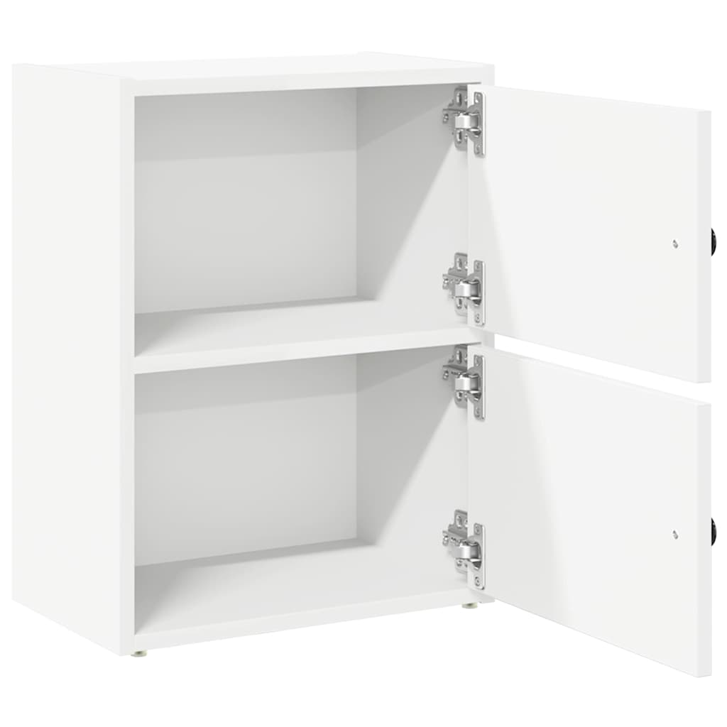 vidaXL Bookcase White 40x24x52 cm Engineered Wood 5