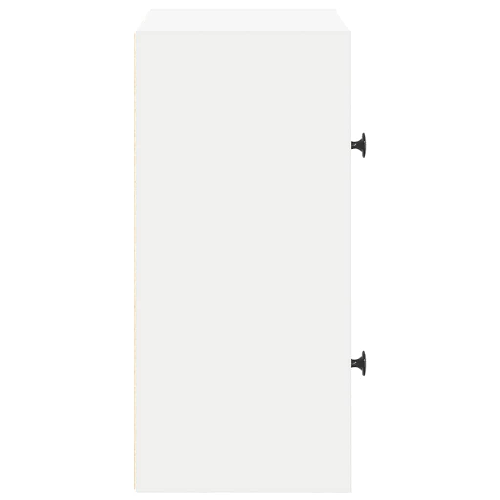vidaXL Bookcase White 40x24x52 cm Engineered Wood 6