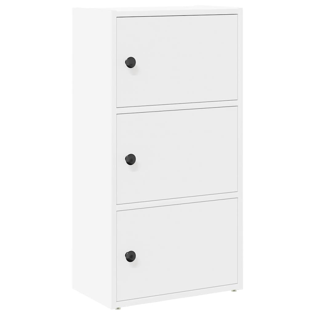 vidaXL Bookcase White 40x24x77 cm Engineered Wood 2