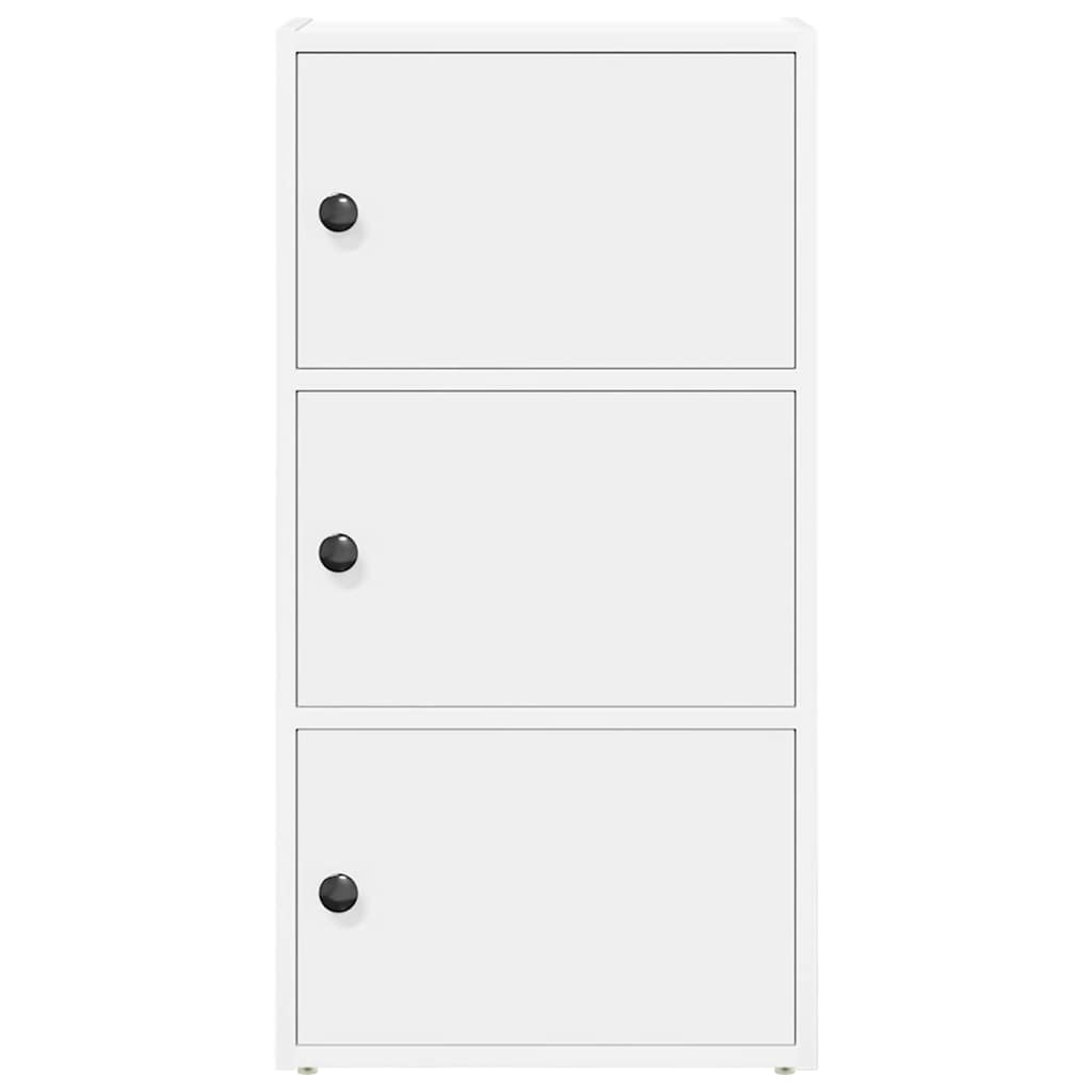 vidaXL Bookcase White 40x24x77 cm Engineered Wood 4