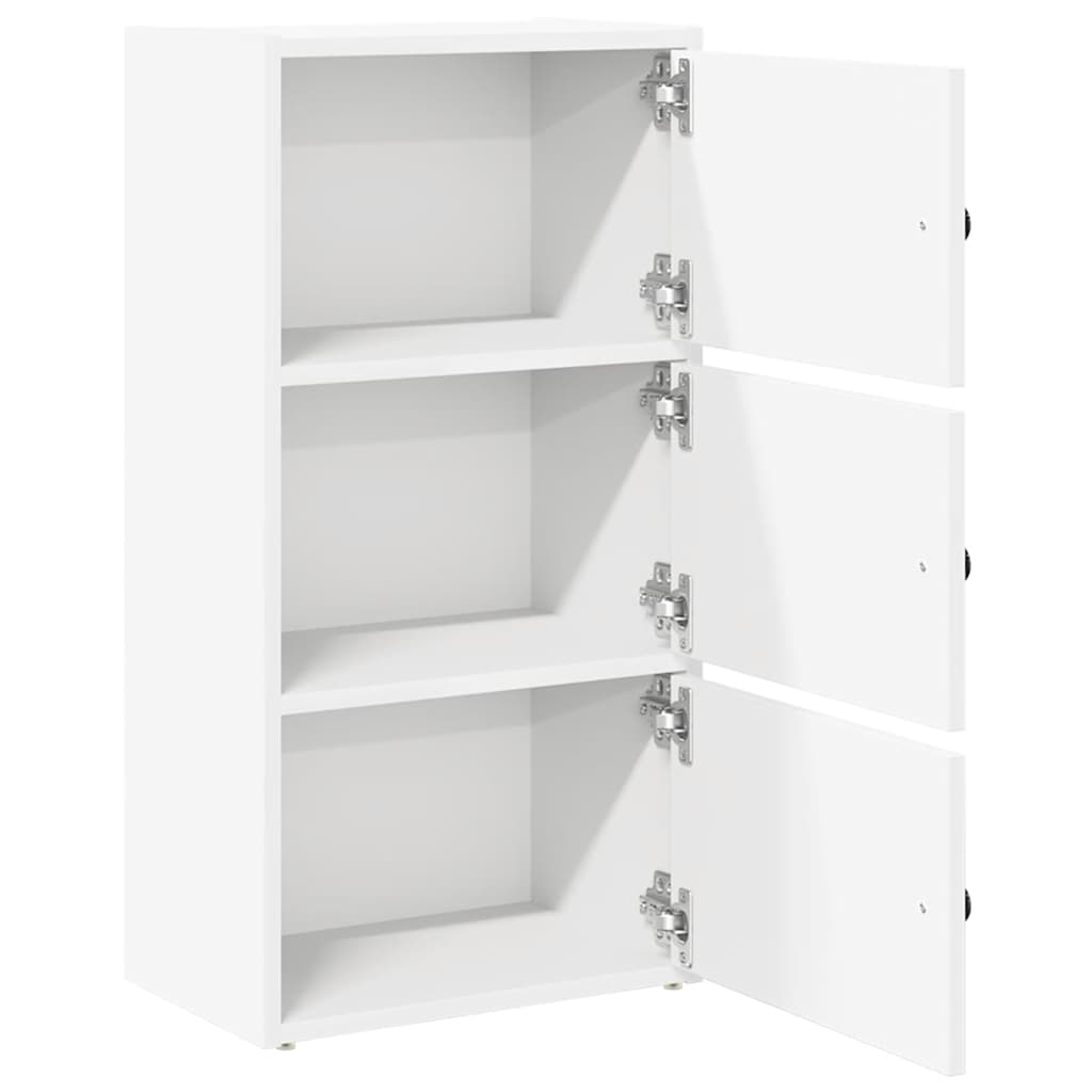 vidaXL Bookcase White 40x24x77 cm Engineered Wood 5