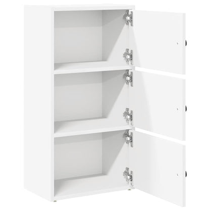 vidaXL Bookcase White 40x24x77 cm Engineered Wood 5