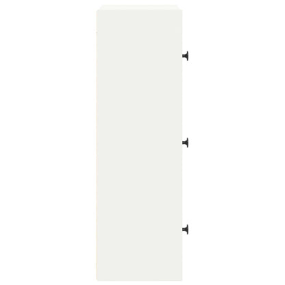 vidaXL Bookcase White 40x24x77 cm Engineered Wood 6