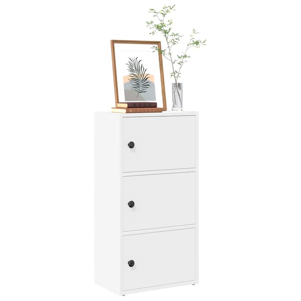vidaXL Bookcase White 40x24x77 cm Engineered Wood 1