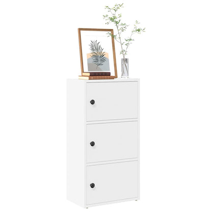 vidaXL Bookcase White 40x24x77 cm Engineered Wood 1