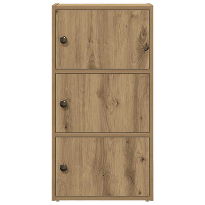 vidaXL Bookcase Artisan Oak 40x24x77 cm Engineered Wood 4