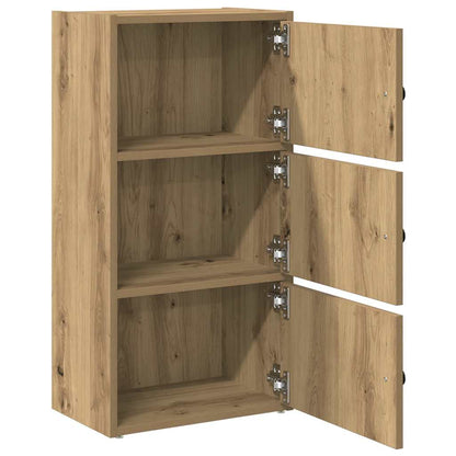 vidaXL Bookcase Artisan Oak 40x24x77 cm Engineered Wood 5
