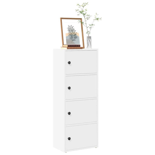 vidaXL Bookcase White 40x24x102 cm Engineered Wood 1