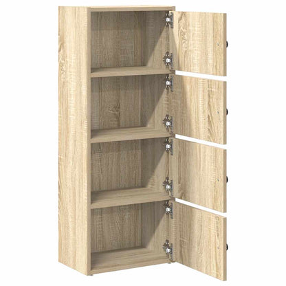 vidaXL Bookcase Sonoma Oak 40x24x102 cm Engineered Wood 5