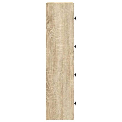 vidaXL Bookcase Sonoma Oak 40x24x102 cm Engineered Wood 6