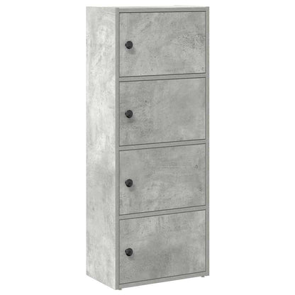 vidaXL Bookcase Concrete Grey 40x24x102 cm Engineered Wood 2